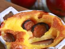 Clafoutis à la compote de coing