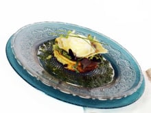 Galettes de tartoufles et crottin de Chavignol