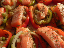 Poivrons farçis au saumon