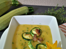 Soupe de courgettes express