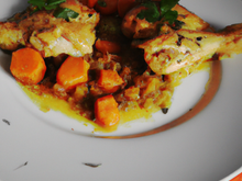 Poularde au maroilles
