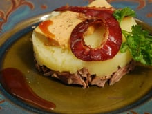 Parmentier de canette au foie gras