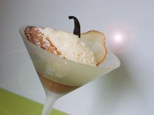 Coupe épicée de risotto à la vanille...