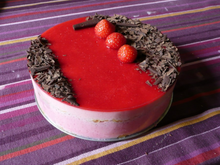 Bavarois fraises/framboises