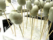 Pomme de terre en croûte d'argile, aïoli