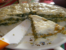 Gâteau aux épinards