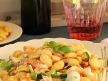 Salade d'orecchiettes aux écrevisses