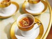 La crème brûlée de foie gras aux cacahuètes