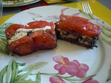 Terrine de tomates à la mozzarella
