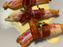 Rougets à la Pancetta