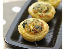 Tartelettes aux orties et au Cantal