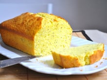 Cake au citron et aux graines de pavot