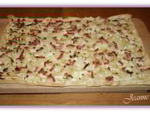 Flammenküche ou tarte flambée