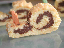 Escargots roules au nutella