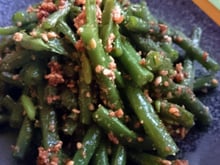 Haricots verts au sésame