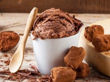 Glace maison au chocolat