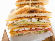Club sandwich au poulet