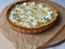 Tarte fine chèvre