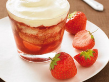 Dessert aux fraises façon tiramisu