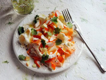 Rémoulade de cèleri revisitée aux Petits Coraya