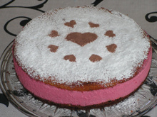 Bavarois aux framboises maison