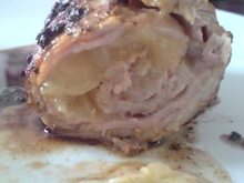 Roulé de veau à la tomme