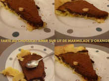 Tarte orange-chocolat