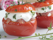 Tomates farcies au boursin
