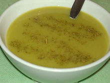 Petite soupe de pois cassé