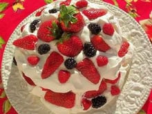 Shortcake aux fraises à la manière des Shakers