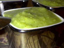 Soupe fraicheur aux légumes verts