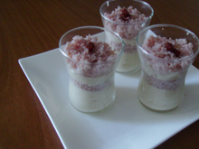 Mousseline de céleri au jambon