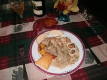 Duo de saint jacques et calamars à l'aveyronnaise