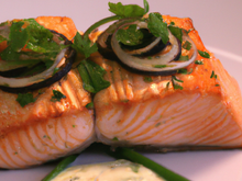 Saumon poêlé à l'oseille