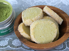 Sablés au thé matcha