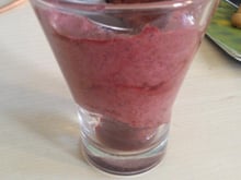 Mousse de fruits rouges aux spéculoos