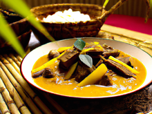 Bœuf curry aux pointes de bambou