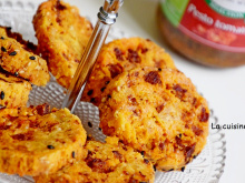 Sablés au pesto de tomates et chorizo