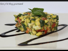 Tartare de courgettes