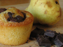Muffins poire/chocolat