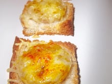 Toast à la banane