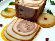 Terrine de poire au Coteaux du Layon