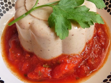 Panna cotta aux champignons de Paris