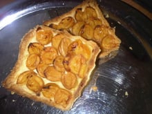 Tarte mirabelles pain d'épices