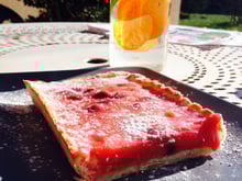 Tarte aux pralines et à la crème