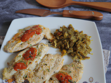 Escalopes de poulet à la tapenade