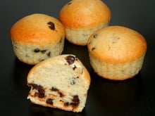 Muffins banane et pépites de chocolat
