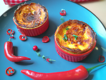 Moelleux au roquefort et piment d'Espelette