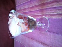 Dessert rapide fraise et chocolat