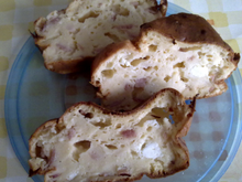Cake au jambon et fromage